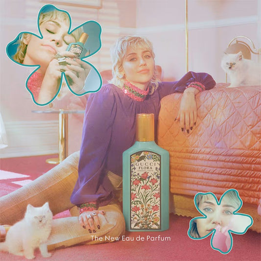 Guccii Floraa Gorgeous Jasmine Perfume Green bottle 100ml
