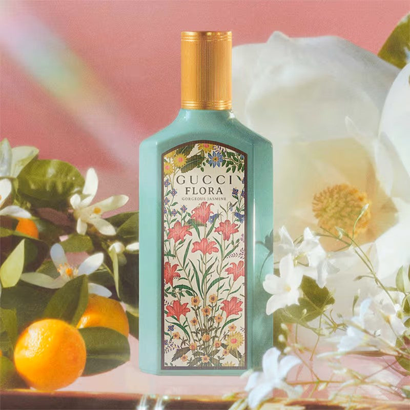 Guccii Floraa Gorgeous Jasmine Perfume Green bottle 100ml