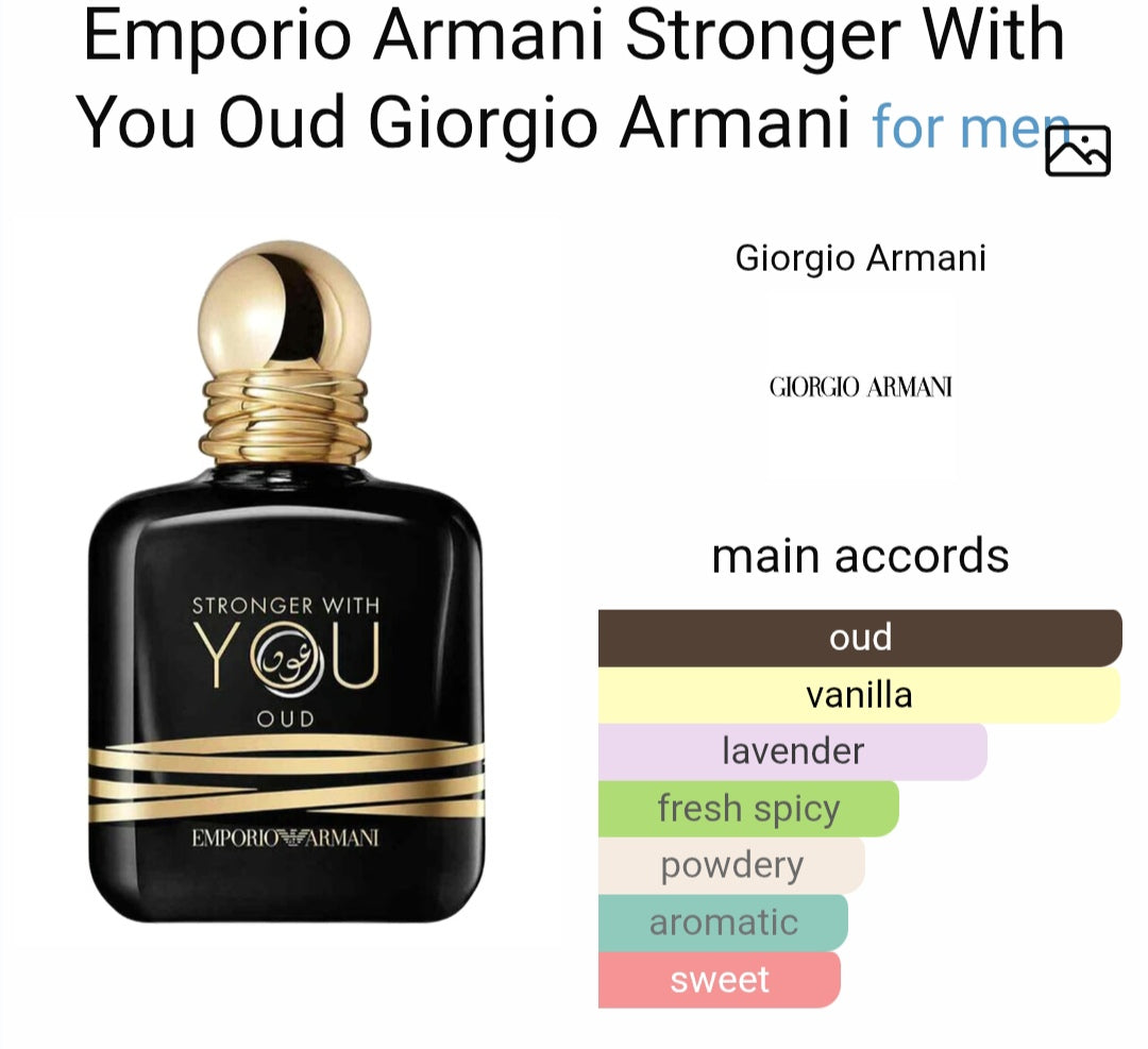 Emporio Armani Stronger With You Oud 100ml
