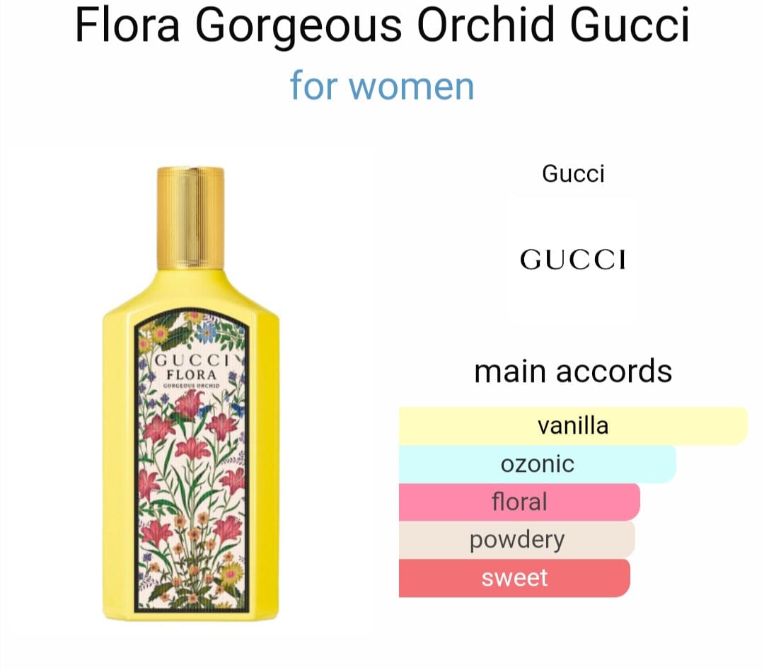 G*ccii Flo*aa Eau De Perfume Orchid Yellow - 100ml